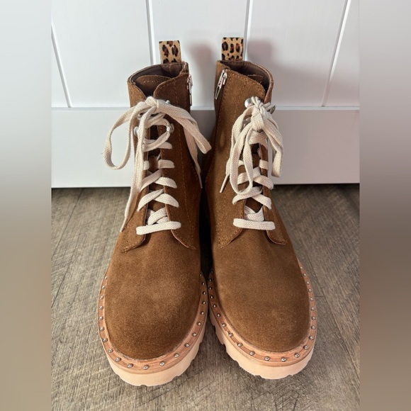 Dolce Vita Hinto Combat Suede Ankle Boot - Picture 2 of 7